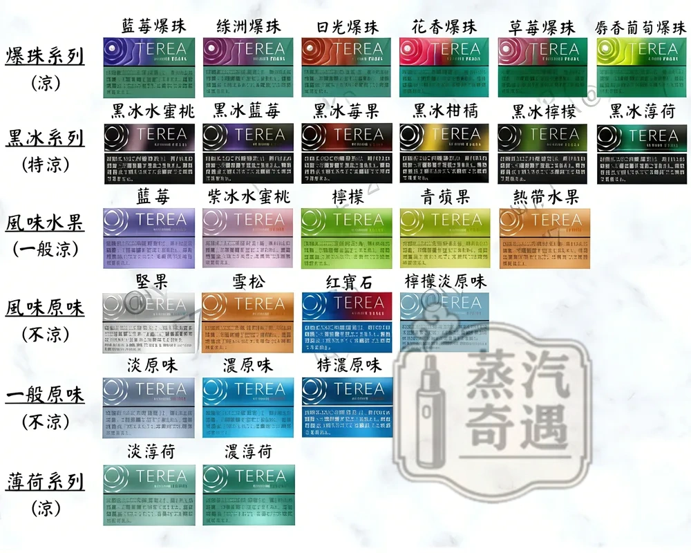 【27種口味現貨】加熱菸全家口味 TEREA 日本原装进口加熱煙彈｜ILUMA專用｜整條10包｜口味補給所